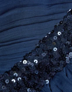 Abigail One-Shoulder Prom Dress Blue