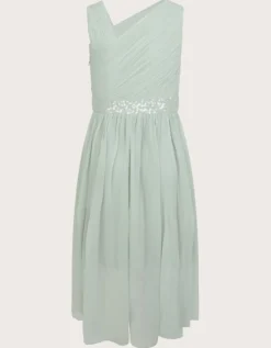 Abigail One-Shoulder Prom Dress Green