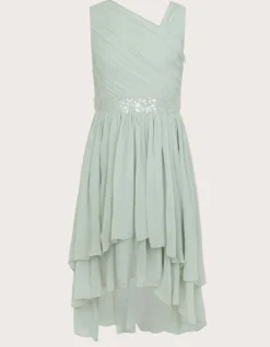 Abigail One-Shoulder Prom Dress Green
