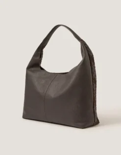 Adele Woven Leather Shoulder Bag