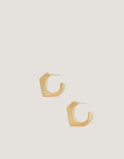 Angular Hoop Earrings