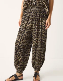 Arti Print Balloon Trousers Black