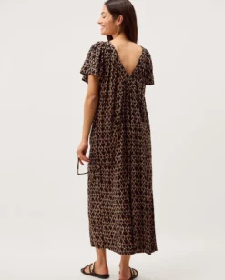 Arti Print Wide Leg Jumpsuit Black