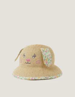 Baby Bunny Straw Sun Hat Multi