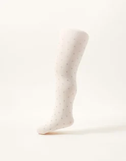 Baby 40 Denier Glitter Spot Tights Gold