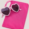 Baby Flower Print Heart Sunglasses