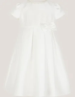 Baby Isabella Pearl-Embellished Dress Ivory