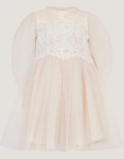 Baby Paige Lace Party Dress White