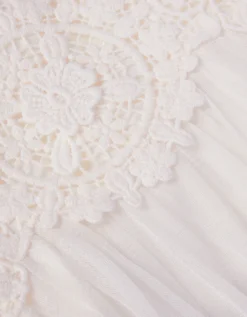 Baby Starla Lace Tulle Dress Ivory