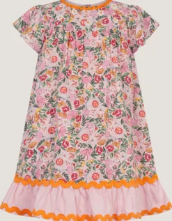 Baby Summer Print Dress Pink