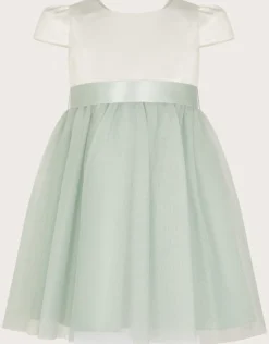 Baby Tulle Bridesmaid Dress Green