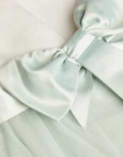 Baby Tulle Bridesmaid Dress Green