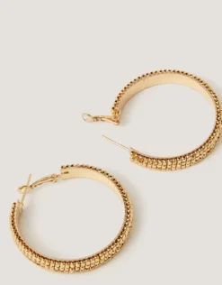 Beaded Hoop Earrings