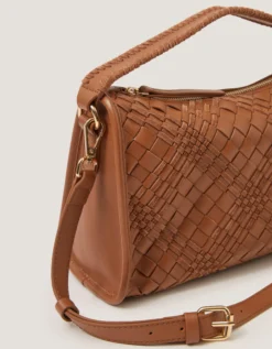 Bertie Woven Leather Bag