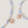 Bow Beaded Necklace & Bracelet Set