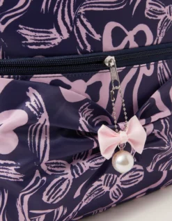 Bow Print School Backpack