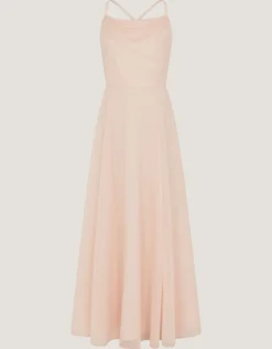 Cali Cowl Neck Prom Dress Pink
