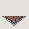 Callie Thorpe x Monsoon Wave Print Square Cotton Scarf