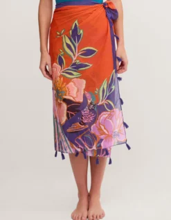 Carmen Floral Print Sarong