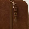 Cate Suede Bowler Bag
