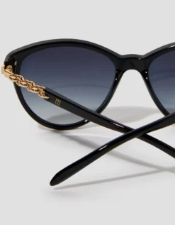 Chain Hinge Cat Eye Sunglasses