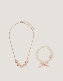 Charming Necklace & Bracelet Set