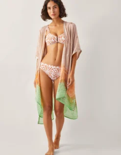 Clea Bandhani Beach Cover Up