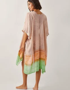 Clea Bandhani Beach Cover Up