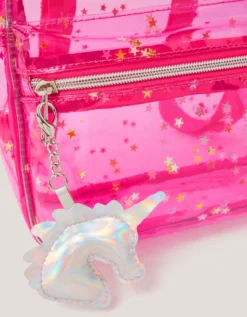 Clear Unicorn Backpack