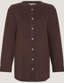 Clo Pintuck Linen Shirt