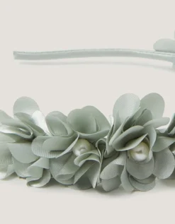 Corsage Floral Pearl Headband