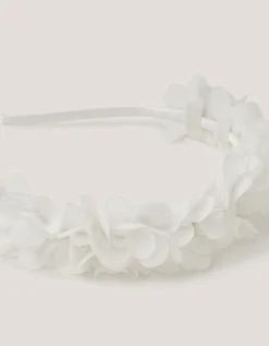 Corsage Floral Pearl Headband Ivory