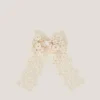 Daisy Lace Bow Hair Clip