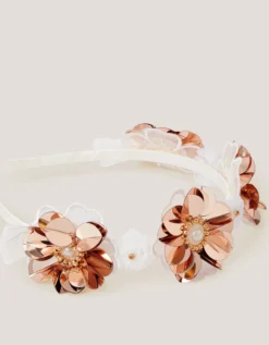 Darcie Sequin Flower Headband