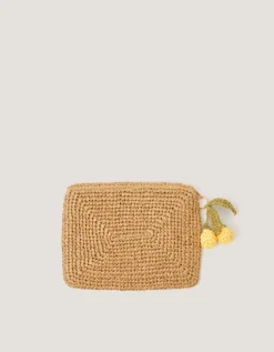 Darla Lemon Crochet Pouch