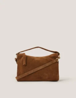 Della Suede Handbag