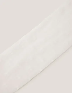 30 Denier Semi-Sheer Bow Tights White