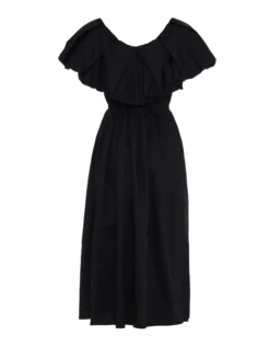 Devotion Twins Deos Frill Maxi Dress Black