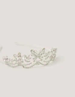 Diamanté Butterfly Tiara