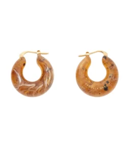East Bernstein Marble Circlet Earrings