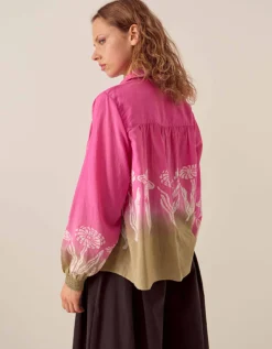 East Izzy Dip Dye Blouse Multi
