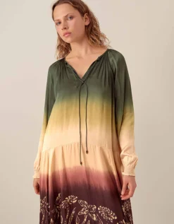 East Izzy Dip Dye Dress Multi