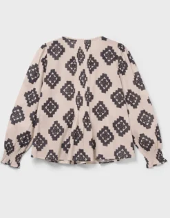 East Kaira Monochrome Cotton Top Black