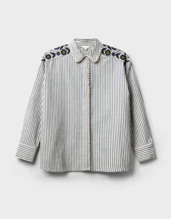 East Katya Tailored Striped Shirt Multi