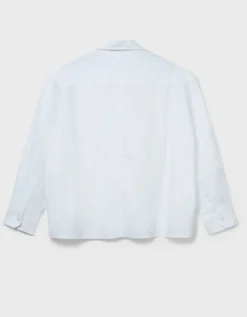 East Layla Floral Print Cotton Shirt White