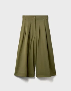 East Rosie Cotton Twill Trousers Green