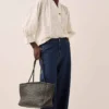 Ellyla Amora Woven Leather Tote Bag
