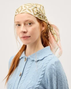 Elma Print Square Cotton Scarf