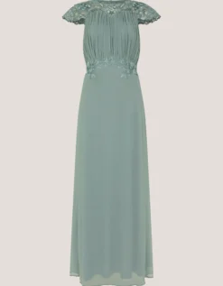 Elodie Lace Chiffon Bridesmaid Dress Green