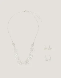 Floral Butterfly Jewellery Set